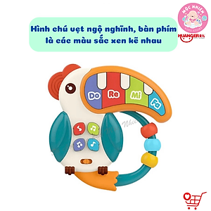 Đồ Chơi Âm Nhạc: Đàn Hình Con Vẹt Cho Bé - HUANGER HE0532