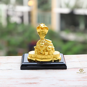 Tượng Rắn phong thủy mạ vàng - Linh vật cho người tuổi Tỵ