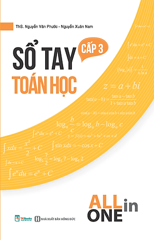 Sách - Sổ tay toán học cấp 3 - All in one