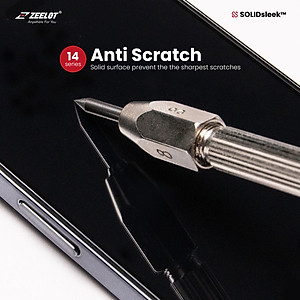 Dán Cường Lực Chống Vân Tay dành cho iPhone 14/14 Plus/14 Pro/14 Pro Max SOLIDSLEEK ZEELOT - Hàng Chính Hãng