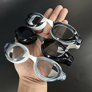 Kính bơi chống tia UV , Chống sương mù , bảo vệ mắt MÀU ĐEN , Dây đeo được làm 100% silicone mềm mại, thoải mái, dành cho vận động viên chuyên nghiệp hoặc người có sở thích đi bơi - Hàng Chính Hãng