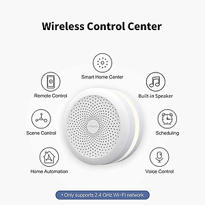 Aqara Hub M1S HM1S-G02 Gen 2 Trung tâm Zigbee 3.0 Bộ điều khiển trung tâm Apple HomeKit - Tích hợp chuông báo và đèn - Hàng Quốc Tế Chính Hãng