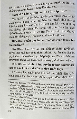 Luật Tố Tụng Hành Chính ( Sửa Đổi, Bổ Sung 2025)