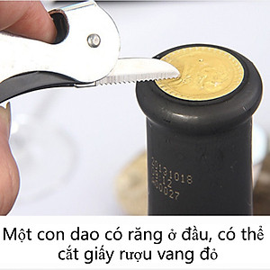Dụng cụ mở nắp chai, mở rượu vang, khui hộp nhanh chóng và tiện lợi inox bền đẹp rất được ưa chuộng tại Nhật Bản - PaKaSa