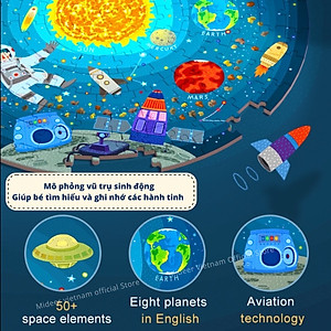 Đồ chơi xếp hình ghép hình puzzle dạng hình tròn Mideer - Chủ đề Khu rừng (150 mảnh ghép)