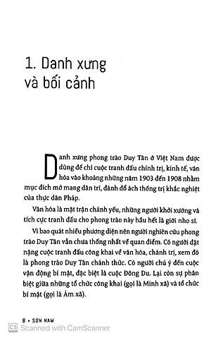 Sách Sơn Nam - Phong Trào Duy Tân Ở Bắc, Trung, Nam - Miền Nam Đầu Thế Kỷ XX - Thiên Địa Hội Và Cuộc Minh Tân