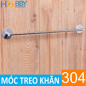 Thanh treo khăn tắm quần áo dán tường inox 304 Hobby Home Decor TT