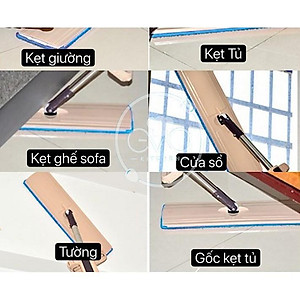  Cây Lau Nhà Tự Vắt Phẳng Thông Minh Spin Mop Xoay 360 Độ_ Tặng Kèm Hai Bông Lau