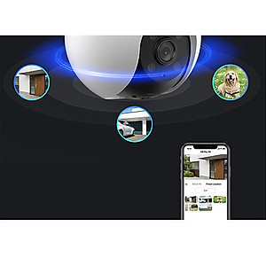 Camera IP WiFi Ngoài Trời EZVIZ H8 3K 5MP - Hàng Chính Hãng