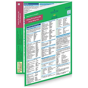 Sách English At A Glance – Những Lỗi Thường Gặp Trong Tiếng Anh