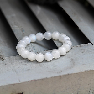 Vòng Tay Đá Mặt Trăng Ánh Xanh