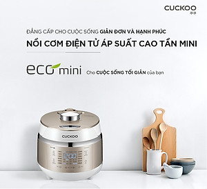 Nồi Cơm Điện Tử Áp Suất Cao Tần Mini 0.5L CRP-EHS0309F/WHGOVNCV- Bản Quốc Tế - Hàng chính hãng Cuckoovina