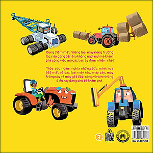 Sách Busy Machines - Tractors: Những Cỗ Máy Năng Nổ - Máy Kéo (Song Ngữ Anh - Việt)