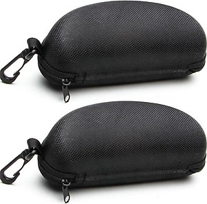 Bộ 2 hộp đựng mắt kính có móc treo - Màu Đen