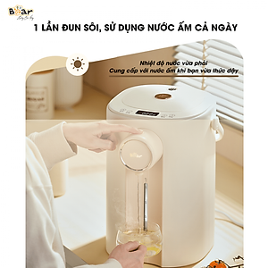 Bình Thủy Điện, Bình Giữ Nhiệt Thông Minh BEAR SB-BTD5L Khử Clo Dung Tích 5 Lít Công Suất 1350 W - Hàng Chính Hãng