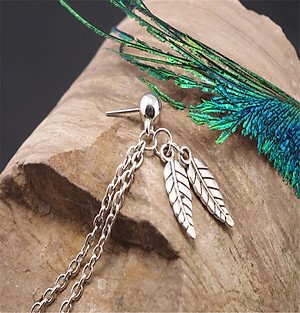 Bông tai Titan nam nữ ôm vành kiểu Mỹ latinh bắt mắt hiện đại