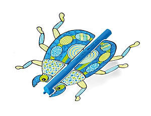 Faber-Castell-11-150-A-Bút Lông Màu Connector - 10 Màu