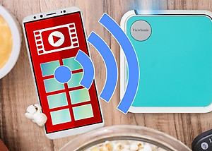 Máy chiếu mini Wifi ViewSonic M1 mini Plus  - Hàng chính hãng