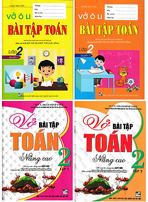 Sách tham khảo- Combo Vở Bài Tập Toán Cơ Bản & Nâng Cao Lớp 2 (Bám Sát SGK Kết Nối Tri Thức Với Cuộc Sống) (Bộ 4 Cuốn)_HA