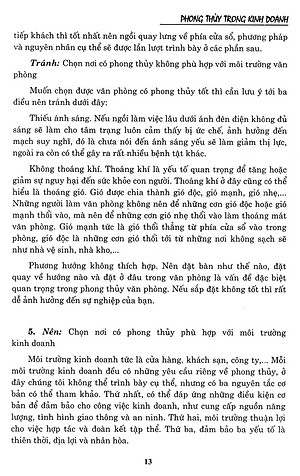 Sách Phong Thủy Trong Kinh Doanh (Tái Bản)