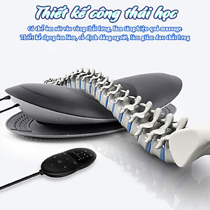 Máy kéo giãn cột sống lưng Lumbar Massager Nikio ST-1201 - Massage cho người thoát vị đĩa đệm
