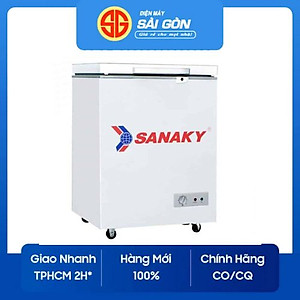 TỦ ĐÔNG MINI SANAKY 100 LÍT VH-1599HYKD ĐỒNG (R600A) (KÍNH CƯỜNG LỰC) - HÀNG CHÍNH HÃNG