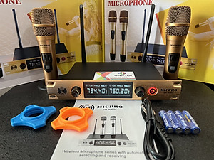 Micro Không Dây SH800G - Karaoke Gia Đình  - Sóng UHF - Âm thanh chuẩn - Hàng Chính Hãng
