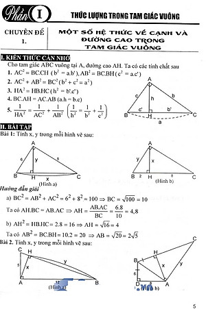 Giải Nhanh Các Chuyên Đề Hình Học 9 