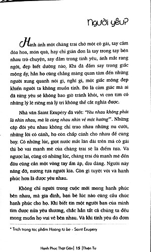 Sách Hạnh Phúc Thật Gần
