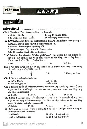 Bộ Đề Trắc Nghiệm Luyện Thi THPT Quốc Gia 2020 - Khoa Học Tự Nhiên - Tập 2 - Tái Bản