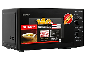 Lò vi sóng cơ không nướng Sharp R-211TV-BK 21 lít - Hàng chính hãng - Bảo hành 12 tháng