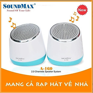 Loa Vi Tính SoundMax A160 2.0 6W (RMS) - Hàng Chính Hãng