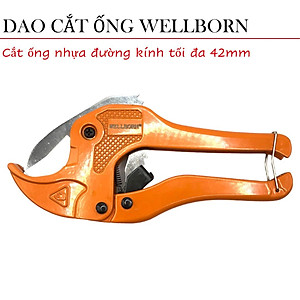 Dao cắt ống nhựa, Kìm cắt ống nhựa - Cắt được các loại ống nhưa mềm cứng khác nhau - Cắt kích thước ống tối đa 42mm - Cắt nhựa PVC - Nhựa PE - Plastic - Cầm chắc tay - Mẫu mã đẹp