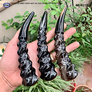 Dụng cụ điện chẩn khía đẹp mắt bằng sừng (MH821B) MÁT XA DAY ẤN HUYỆT GAN /MẬT, đả thông kinh mạch