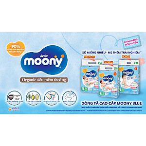 Tã Dán Cao Cấp Moony Nhật Bản M56 +8