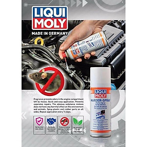 CHAI XỊT CHỐNG CHUỘT - ĐUỔI CHUỘT CHO XE Ô TÔ - XE MÁY LIQUI MOLY MARDER SPRAY 1515 - 200ML Made in Germany