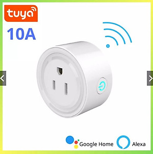 Ổ Cắm Điện Điều Khiển Qua Điện Thoại Thông Minh, App Tuya Hoặc Smart Life, 100V 220V-10A
