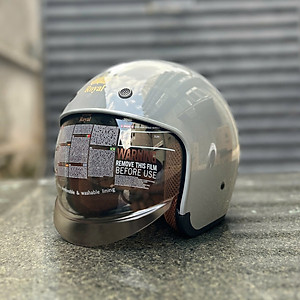 Mũ bảo hiểm xe máy 3/4 Royal M139 kính âm màu XIMANG BÓNG