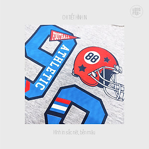 Áo bé trai thu đông BIGFOX - MISS MEOW, áo thun dài tay cho bé chất cotton phong cách Âu Mỹ hình in số 98 11 - 26 kg