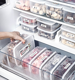 Combo 02 Hộp bảo quản thực phẩm Nakaya hình chữ nhật dẹt - Nội địa Nhật