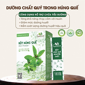 Bột húng quế nguyên chất Goce - 72g (24 gói x 3g)