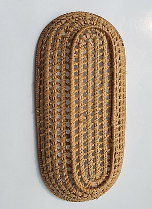 Khay mây tre đan đựng đồ tiện dụng|Hình bầu dục| Hàng thủ công thân thiện môi trường