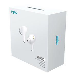 Tai nghe Bluetooth True Wireless Rapoo I300 Trắng - Hàng chính hãng