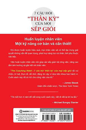Sách 7 Câu Hỏi "Thần Kỳ" Của Mọi Sếp Giỏi (Tái bản)