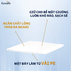 Miếng lót người già FAMOLIFE Cao Cấp mềm mại, thấm hút, chuẩn chất lượng Châu Âu