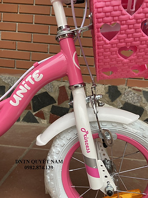 Xe đạp 3 bánh trẻ em Thống Nhất Princess TE12 (Phù hợp với trẻ từ 2 đến 6 tuổi) - Hàng chính hãng