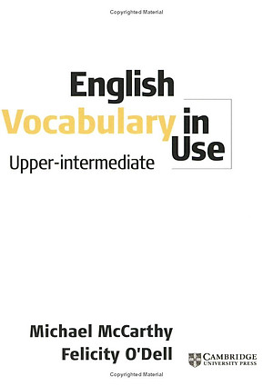 English Vocabulary In Use Upper-Intermediate Book With Answers