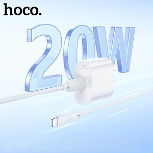 Bộ Sạc Nhanh PD 20W Cho iPhone, iPad Hoco C76Plus/CS13/C109 - Hỗ trợ sạc nhanh 0-50% Pin trong 30p - Hàng Chính Hãng