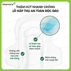 BĂNG VỆ SINH KLEANNARA ZERO SIZE M (26CM) - 16 MIẾNG