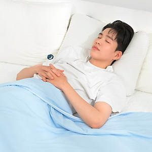 Chăn Lạnh Ice Blanket Ru9 | Mát Lạnh | Vải Sợi Tổng Hợp | 2m x 2m | Nguyên Liệu Từ Bông Microfiber | 3 Màu Sắc | Xanh Matcha, Xanh Biển, Xám